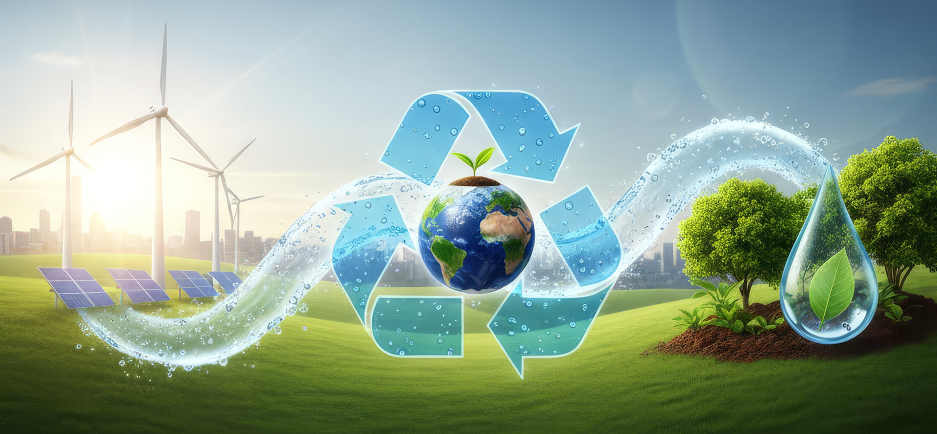 Imagem ilustrativa do ciclo de sustentabilidade utilizado pela empresa